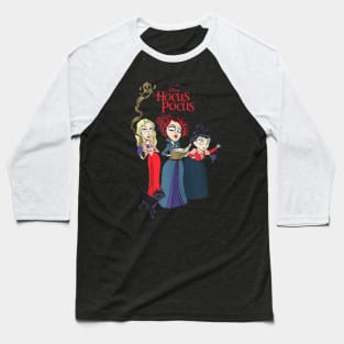 HOCUS POCUS Sanderson Sisters Witch Baseball T-Shirt